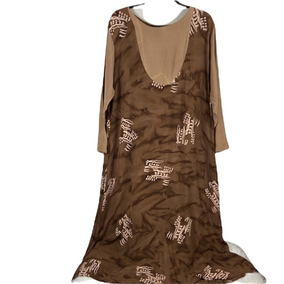 SIMATADEWA Art to Wear Batiked Kaftan size M/L - Picture 1 of 9